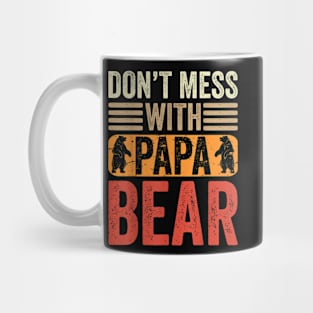 Don't Mess With Papa Bear Father's Day Mug